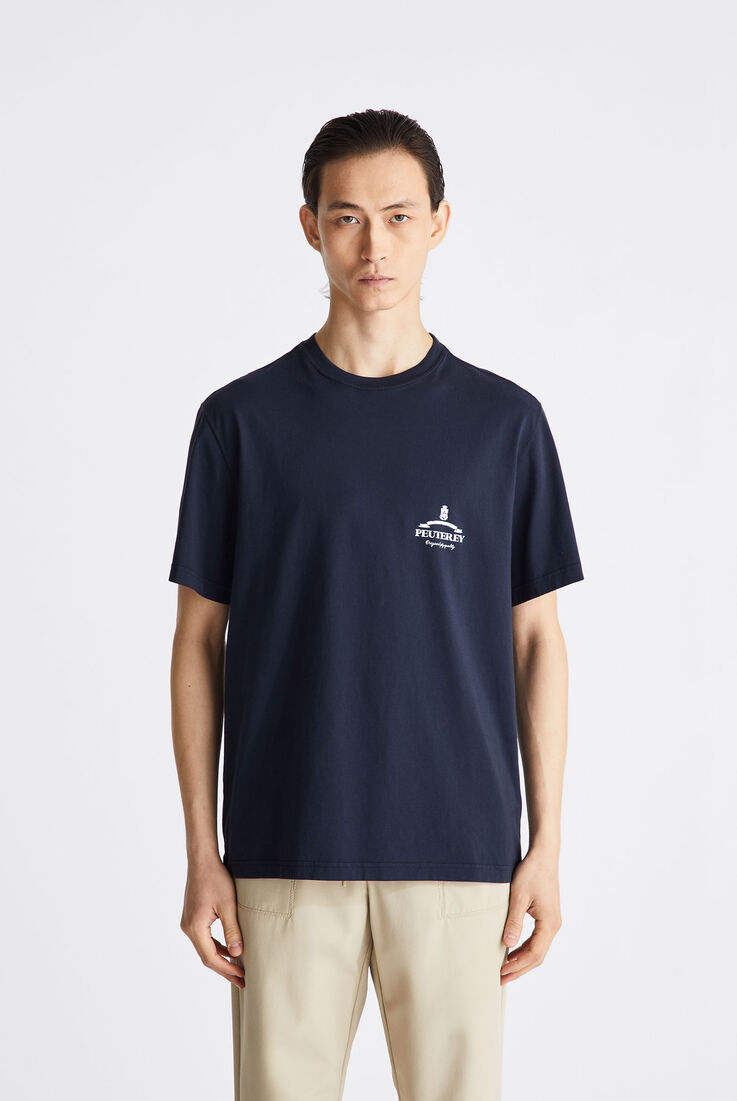 T-Shirt mit Print und Peuterey-Schriftzug auf der Brust  Peuterey - medium