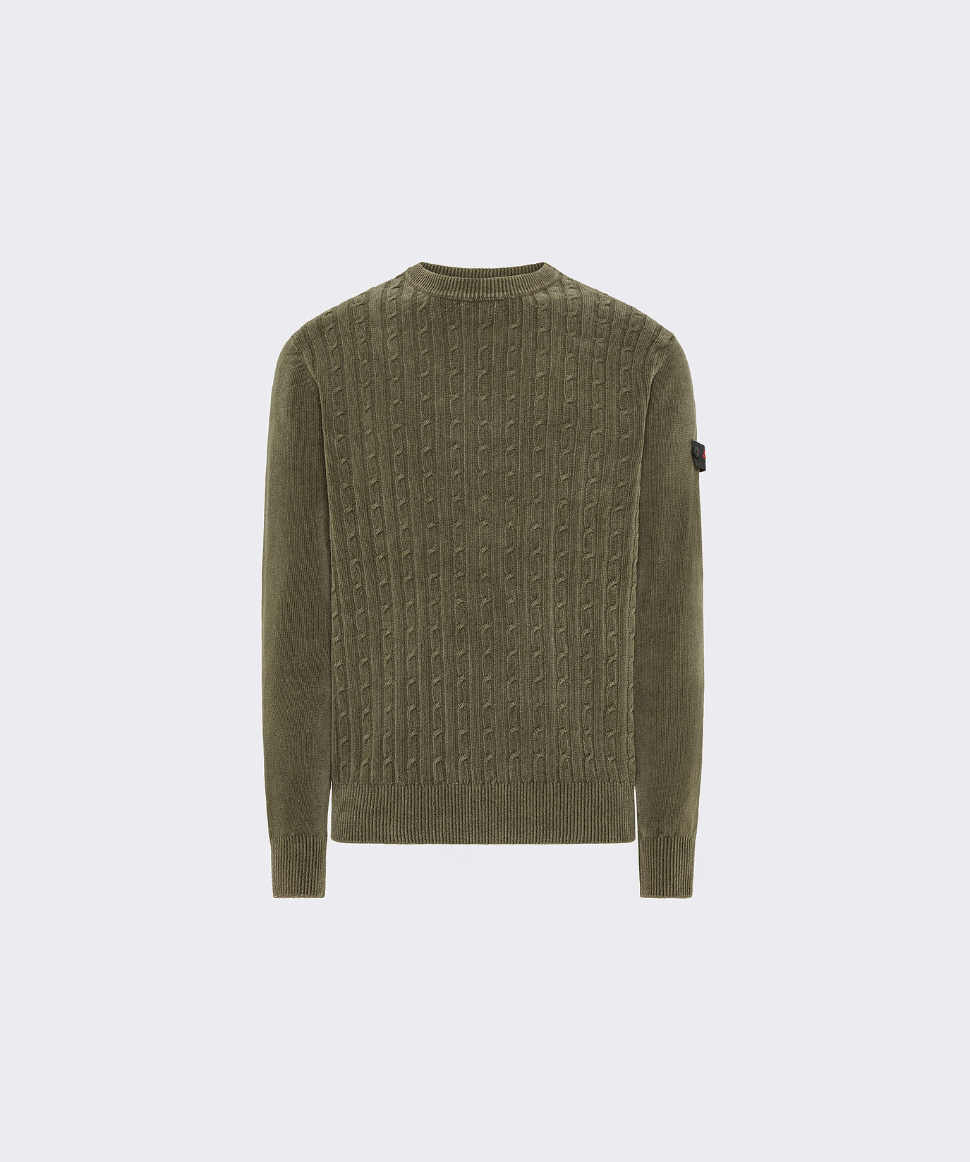 Chenille Cable Knit Sweater  Peuterey - large