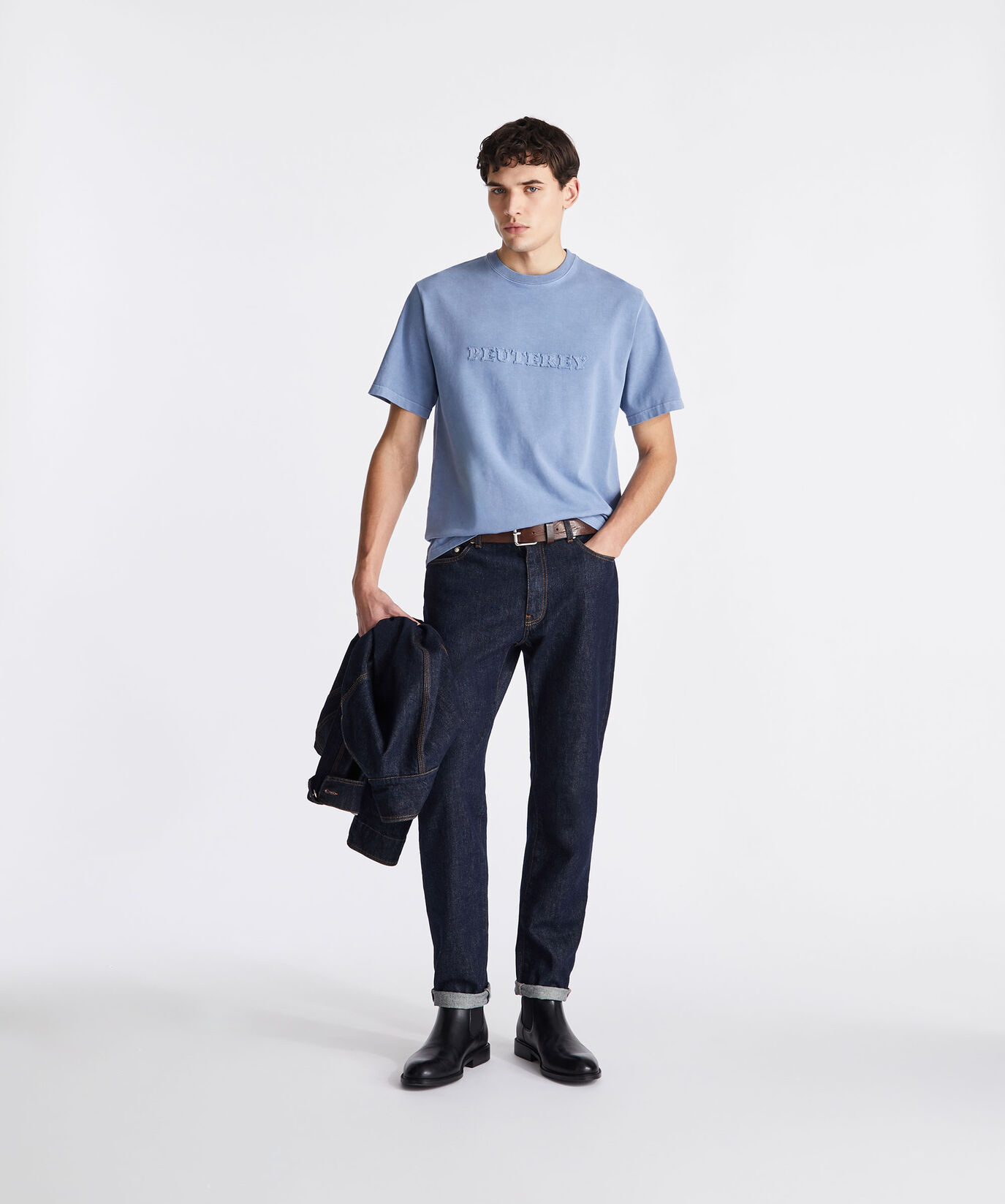 Camiseta con letras bordadas en relieve  Peuterey - large image number 0