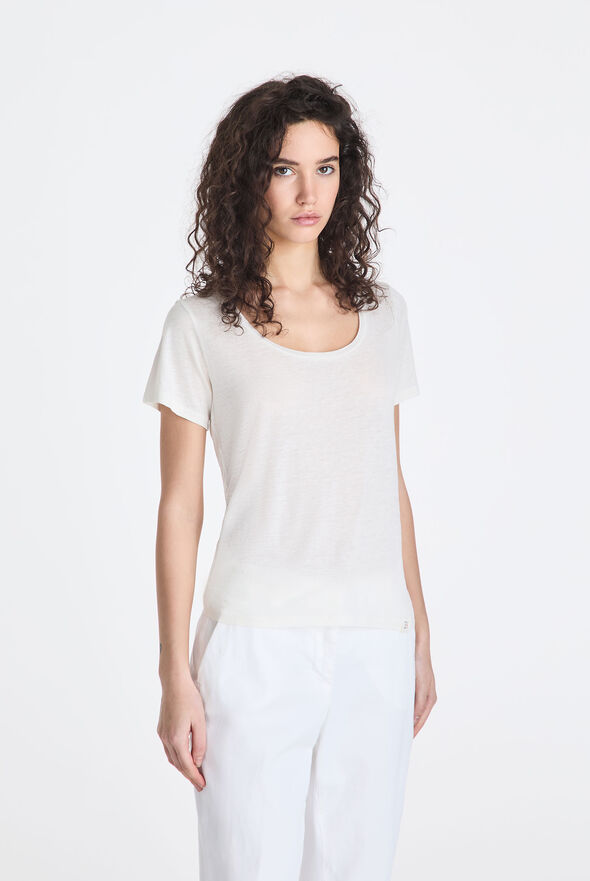 T-shirt in misto lino  Peuterey - medium