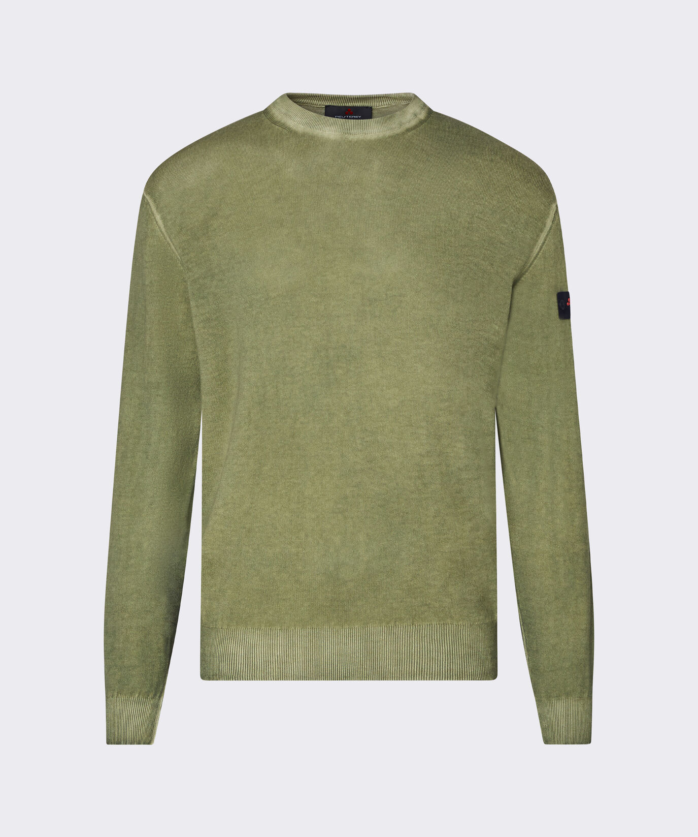 Garment-dyed cotton knit sweater  Peuterey - large image number 4