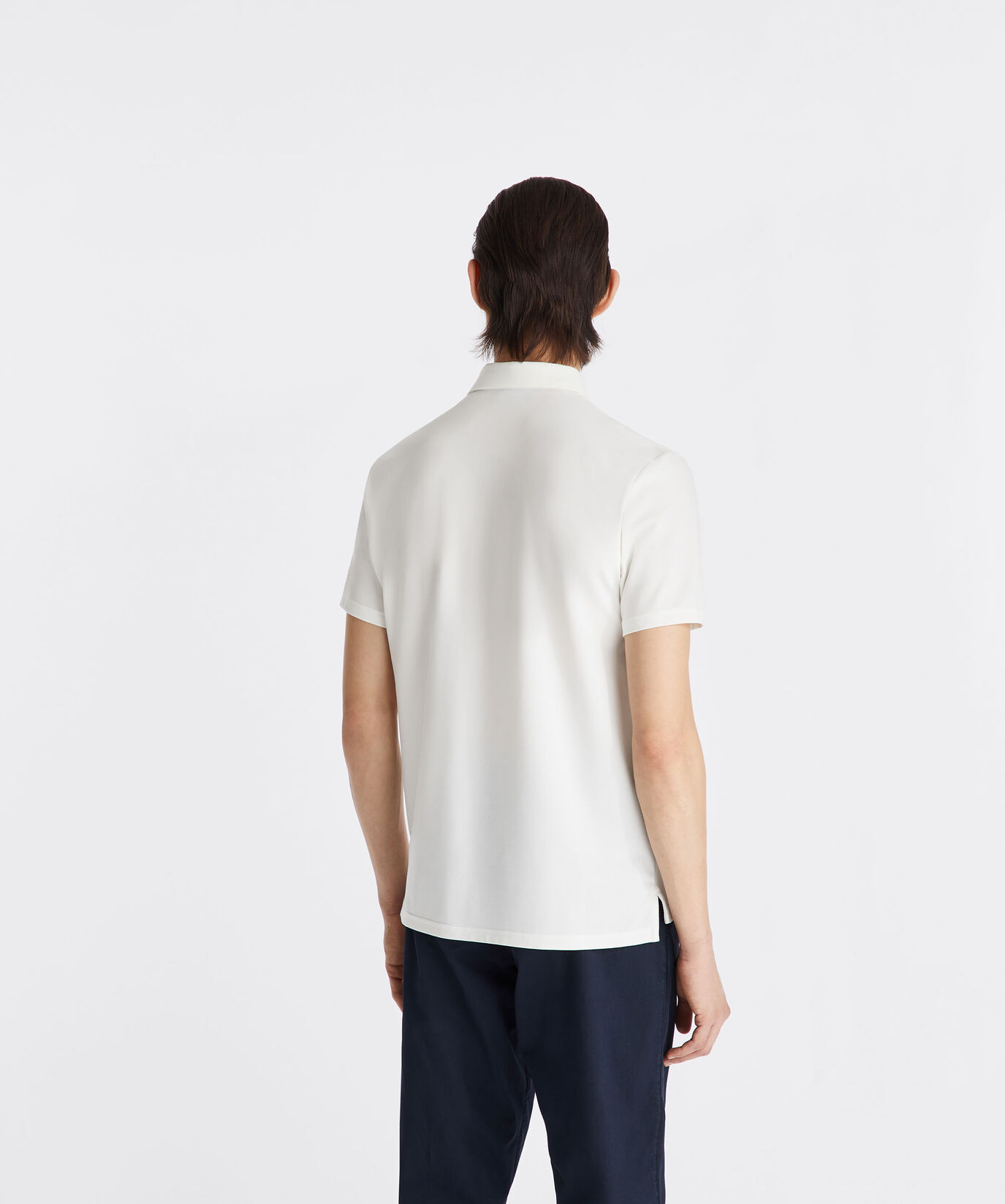Stretch cotton pique polo shirt  Peuterey - large image number 3