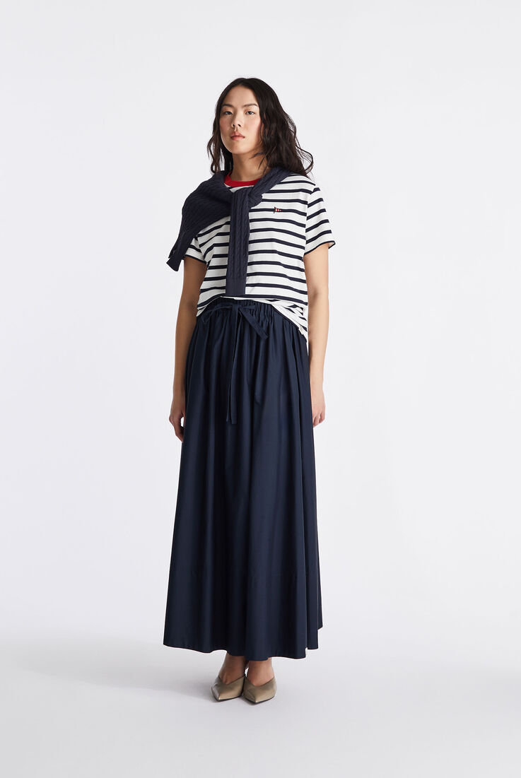 Striped T-shirt with contrasting colour collar  Peuterey - medium