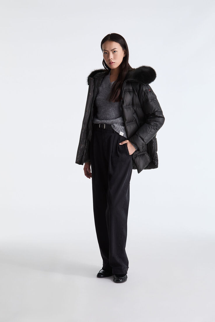 Puffer Jacket with Fur Edging  Peuterey - medium