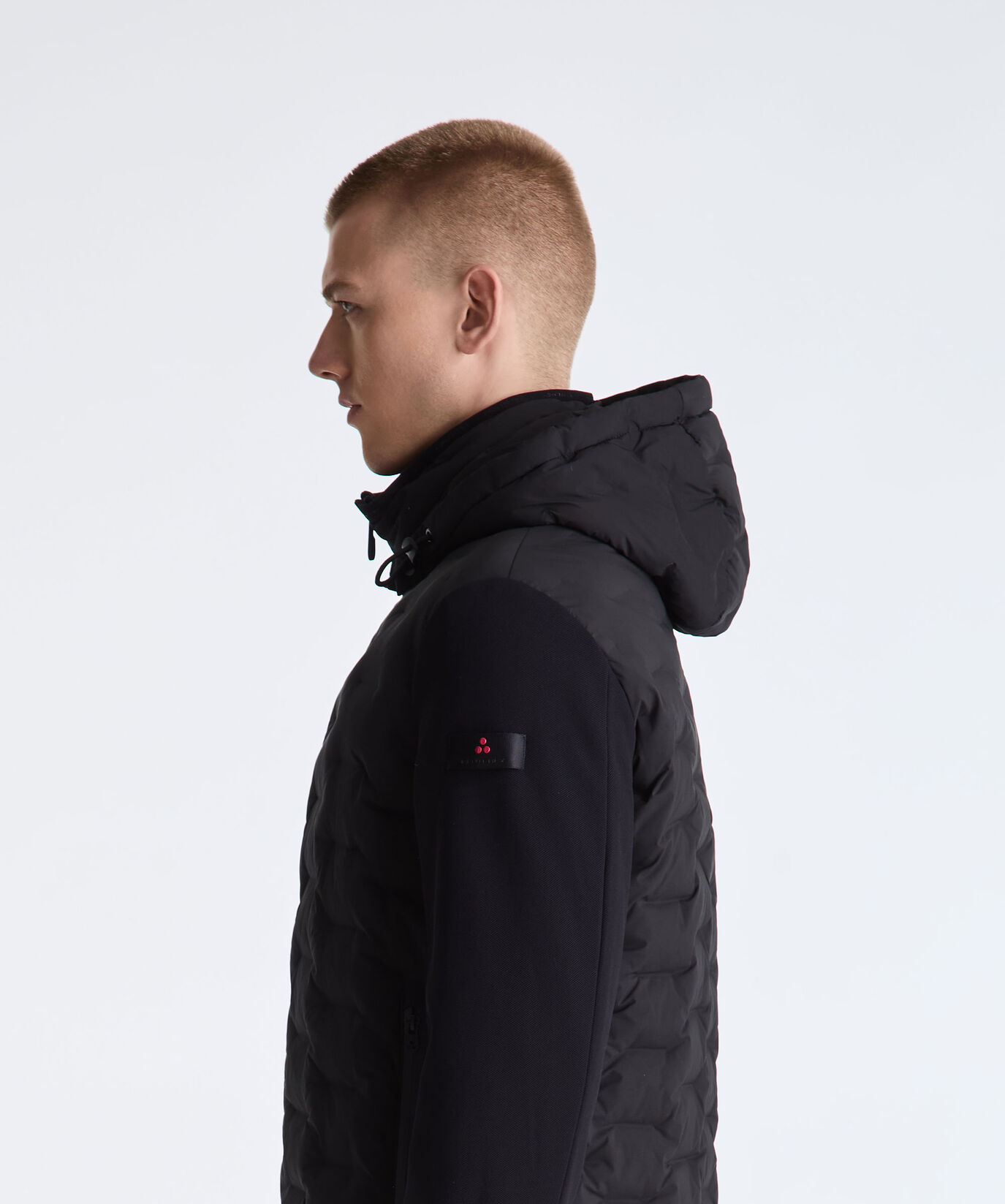 Double-Fabric Jacket with Geometric Quilting  Peuterey - large