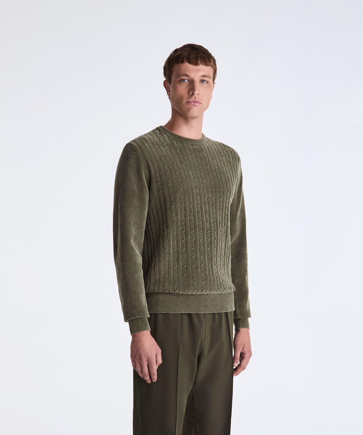 Pullover aus Chenille mit Zopfmuster  Peuterey - large image number 1