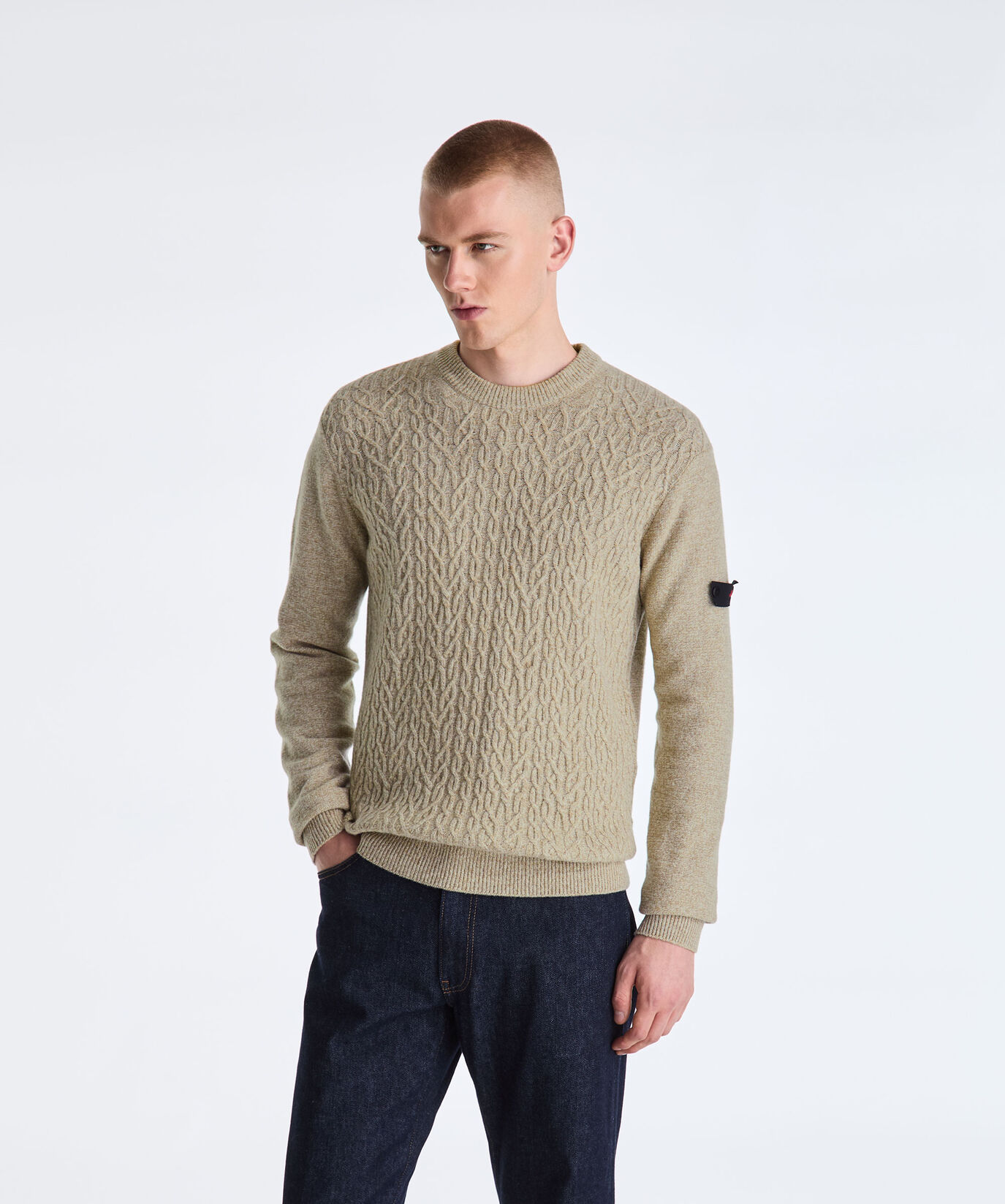 Moulin&egrave; Wool Cable Knit Sweater  Peuterey - large image number 1