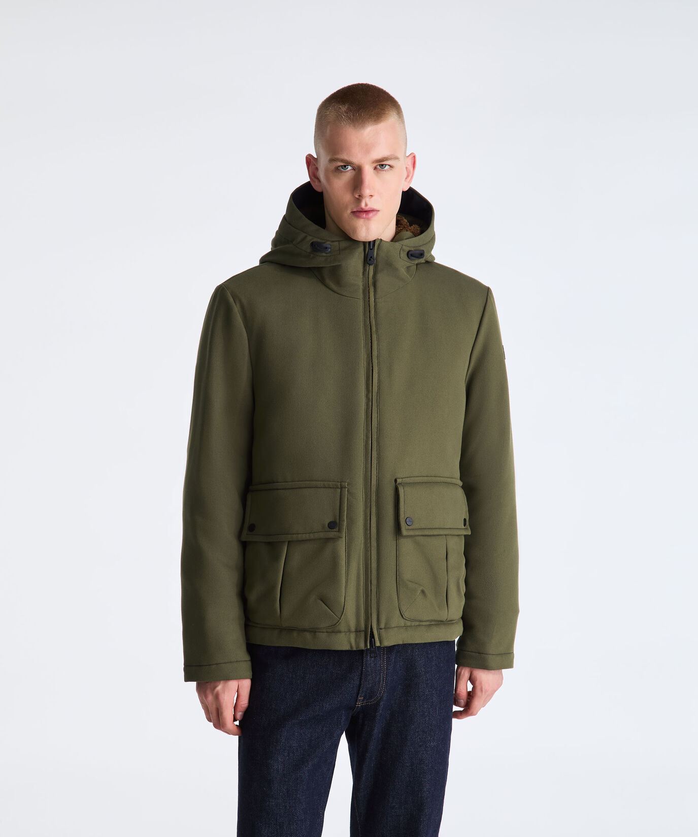 Jacke mit Kapuze aus Kunstfell  Peuterey - large image number 1