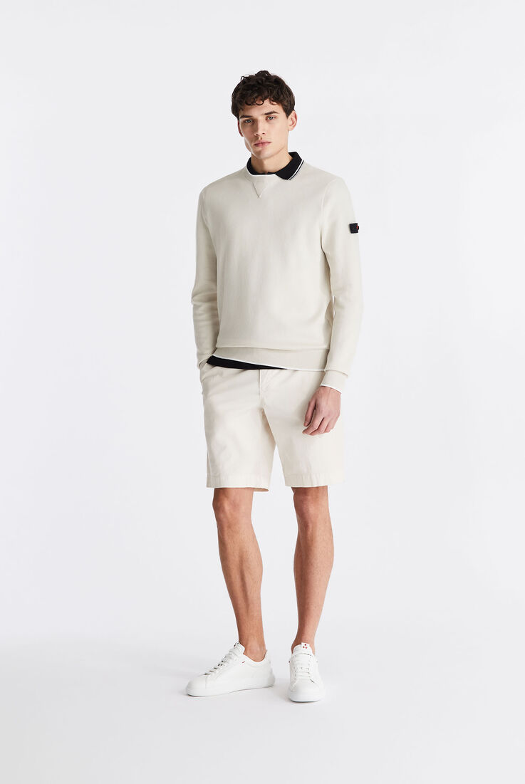 Cotton and nylon blend sweater with fleece effect  Peuterey - medium