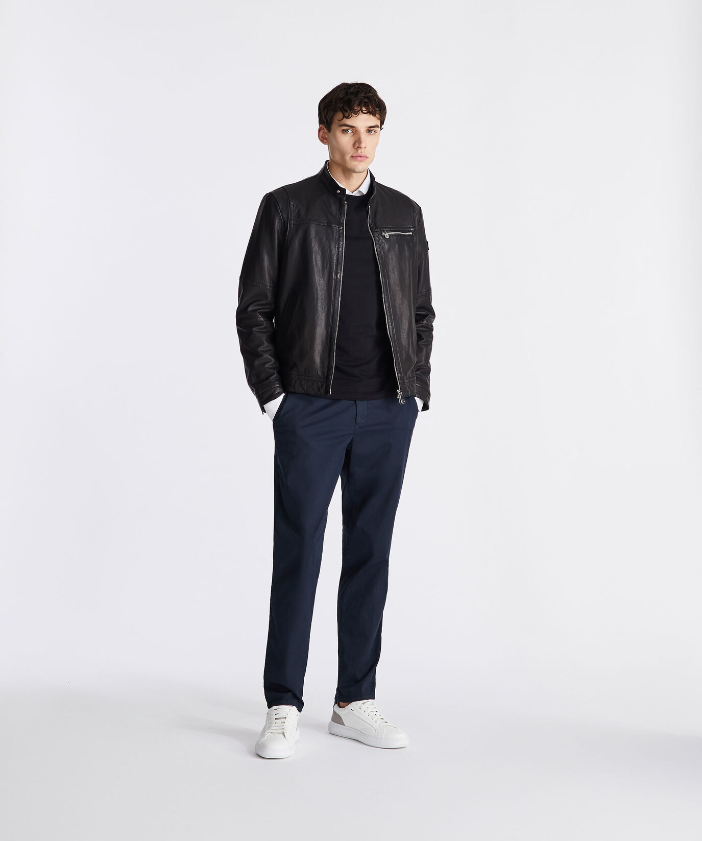 Bikerjacke aus weichem Leder  Peuterey - large image number 0