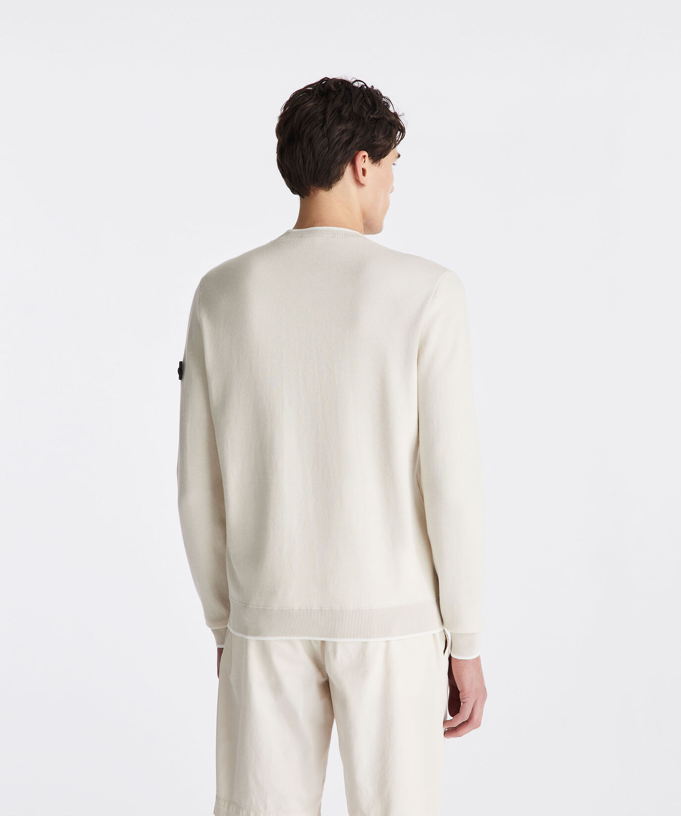 Pull en coton et nylon m&eacute;lang&eacute;s effet sweat-shirt  Peuterey - large image number 3