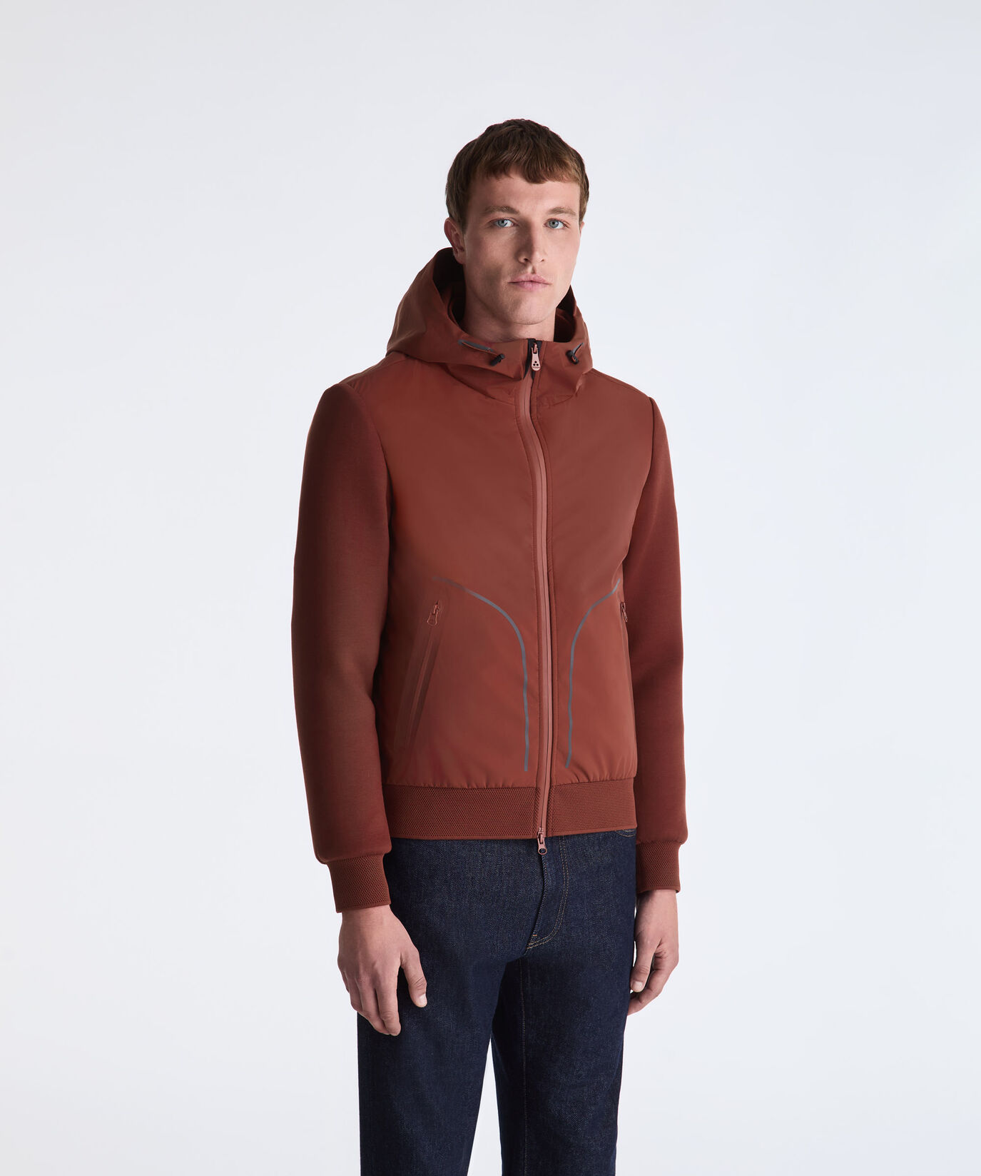 Hybrid Double-Fabric Padded Sweatshirt  Peuterey - large image number 1
