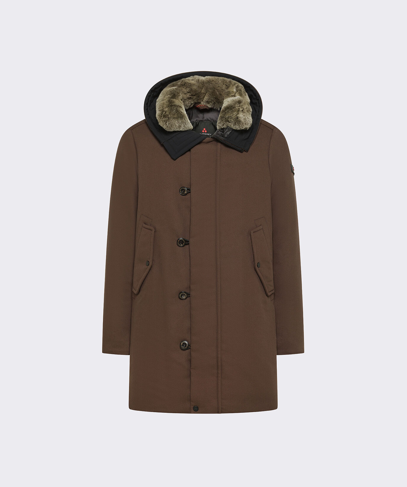 Funktionaler Parka mit Pelzbesatz  Peuterey - large image number 5