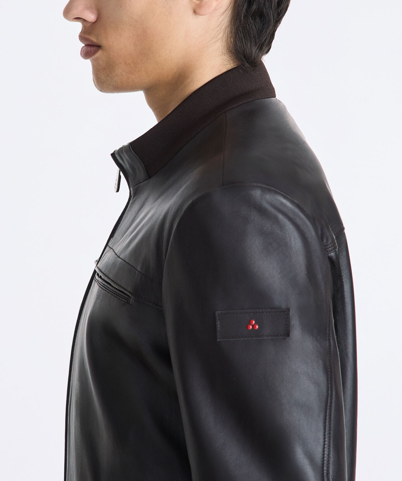 Leather jacket with chest pockets  Peuterey - large