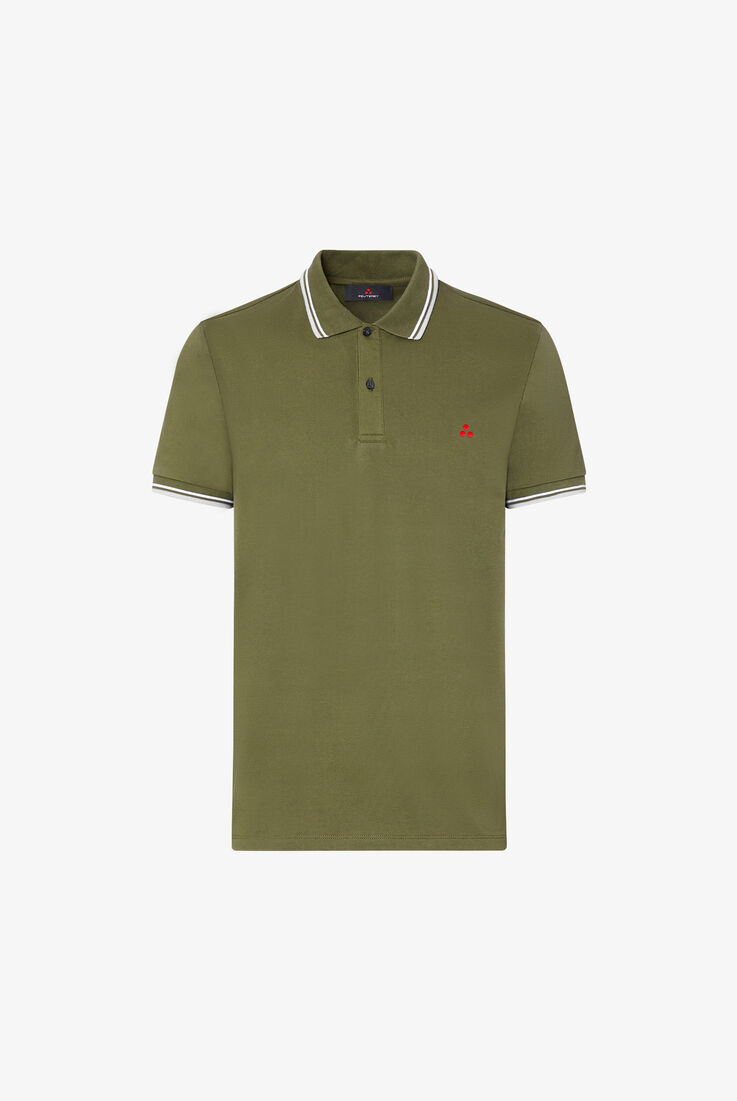 Stretch cotton pique polo shirt  Peuterey - still-fondo-neutro