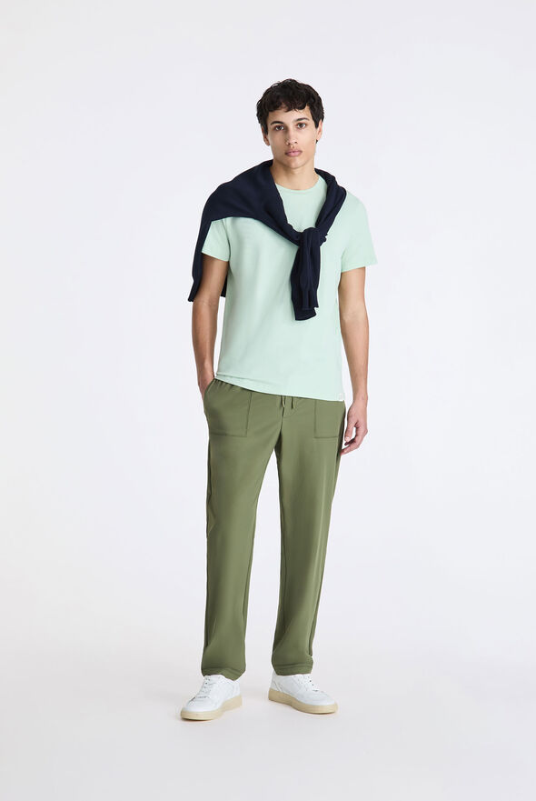 Camiseta de algod&oacute;n el&aacute;stico con logotipo estampado  Peuterey - medium