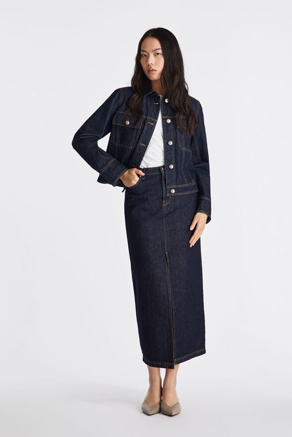 Jupe en denim fendue sur le devant  Peuterey - medium