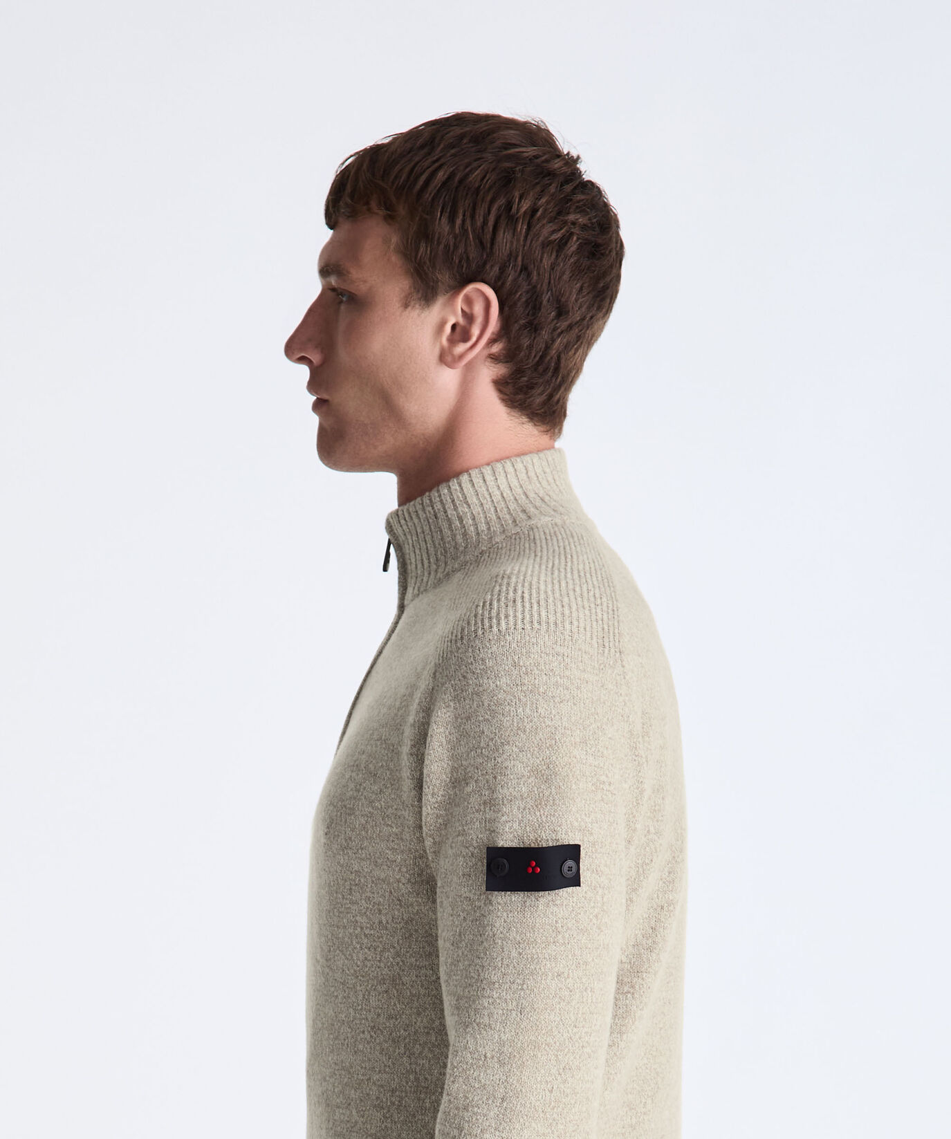Moulin&eacute; Wool Sweater with Half Zip  Peuterey - large image number 2
