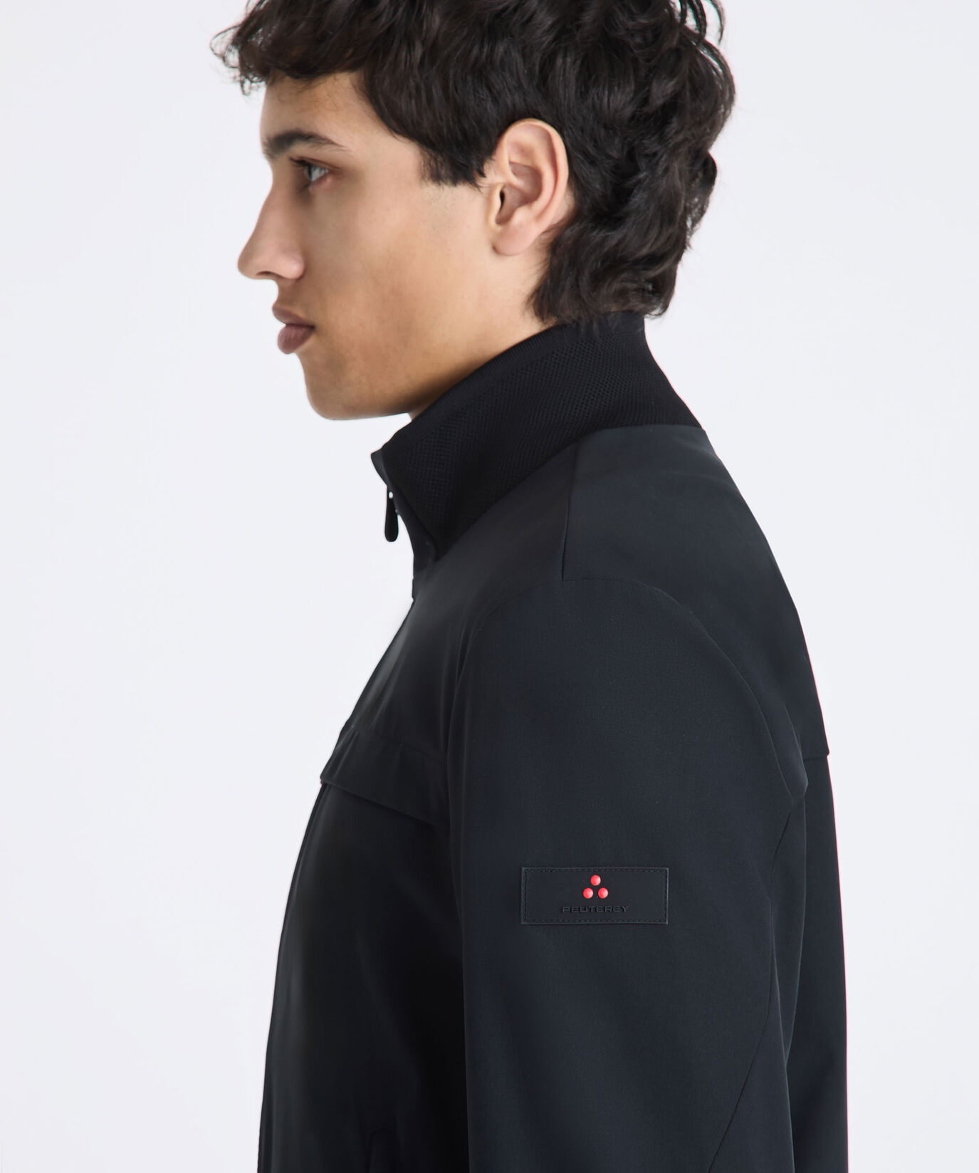 Blouson bomber stretch avec d&eacute;tails contrast&eacute;s  Peuterey - large