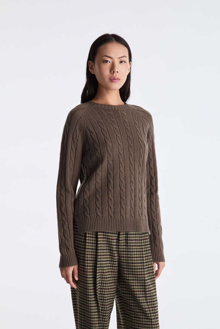 Wool Cable Knit Sweater  Peuterey - medium