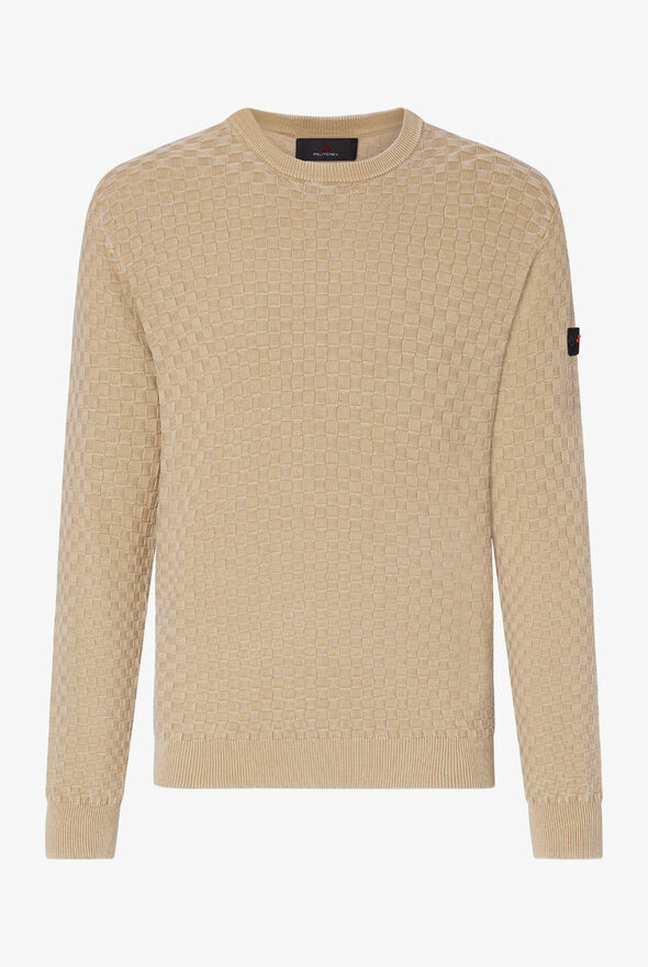 Pull avec construction g&eacute;om&eacute;trique  Peuterey - still-fondo-neutro