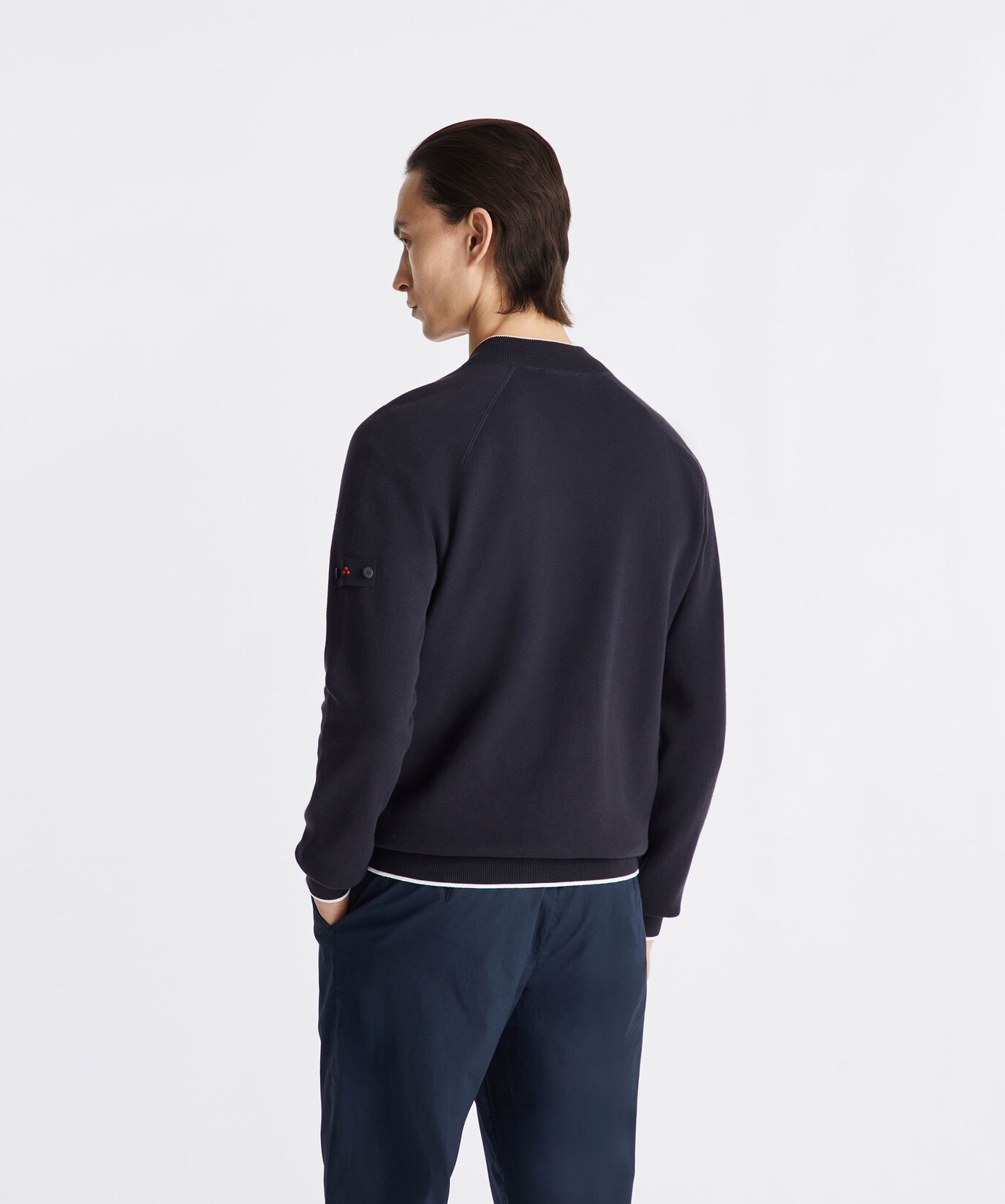 Blouson avec fermeture zipp&eacute;e int&eacute;grale effet sweat-shirt  Peuterey - large