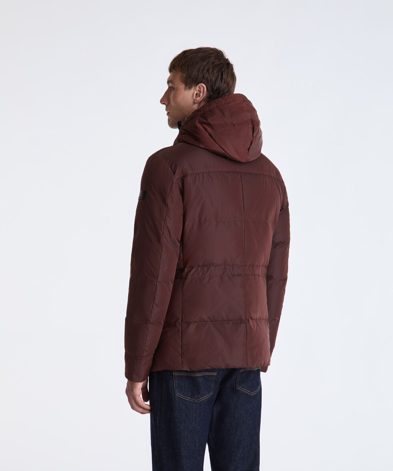 Taffeta Field Jacket with Fur Hood  Peuterey - large