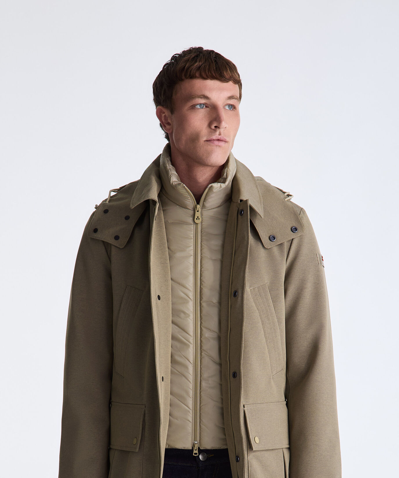Lange Jacke mit abnehmbarem Insert  Peuterey - large