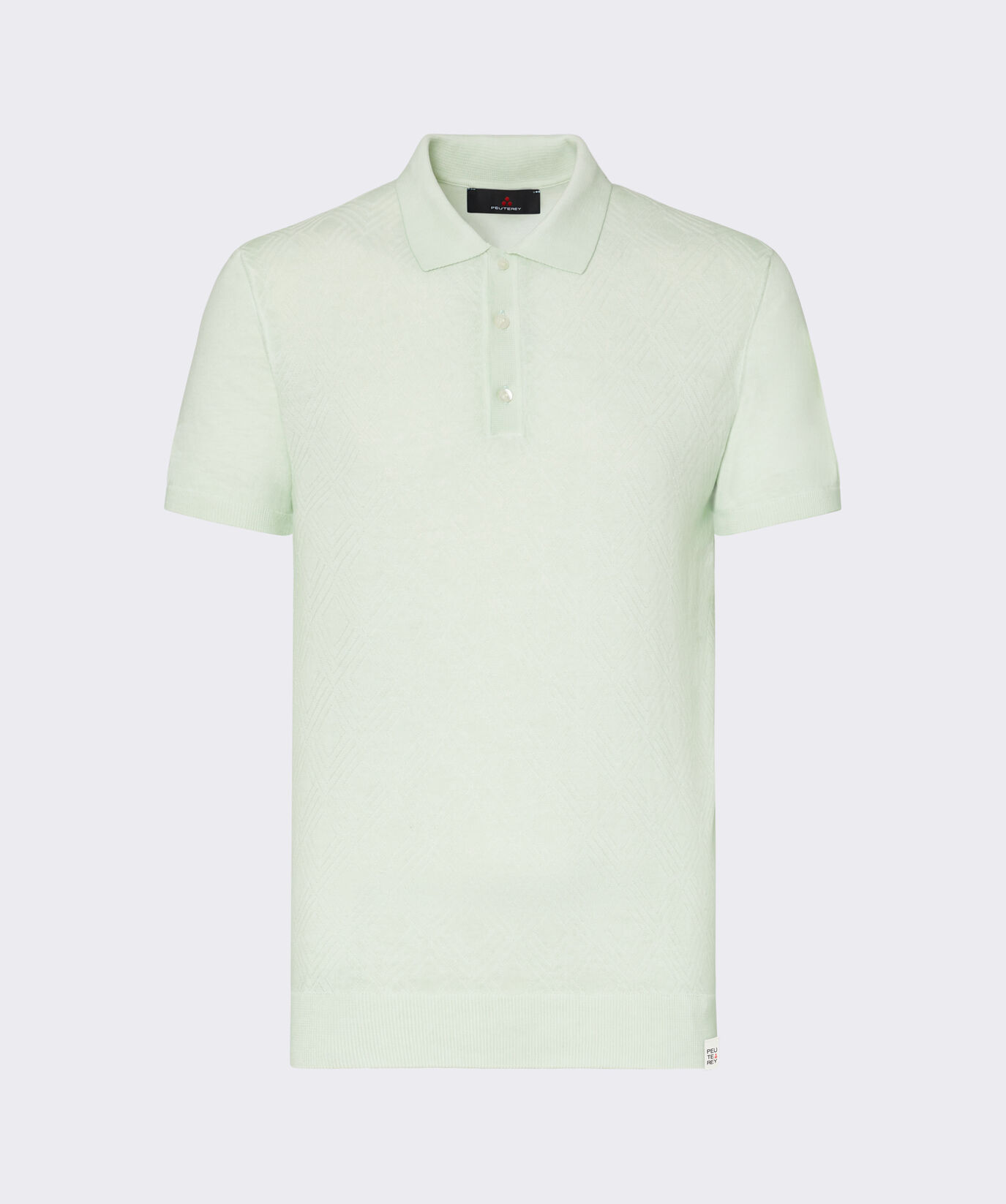 Poloshirt aus st&uuml;ckgef&auml;rbtem Baumwolltrikot  Peuterey - large image number 5