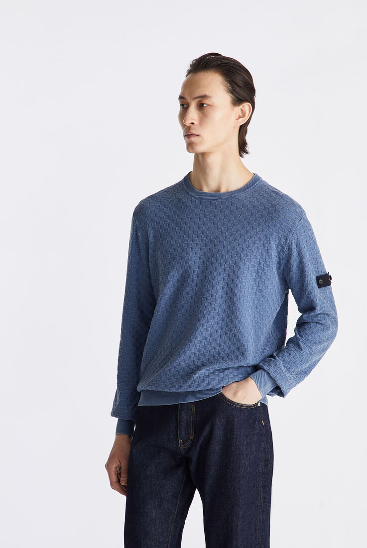 Pull avec construction g&eacute;om&eacute;trique  Peuterey - medium