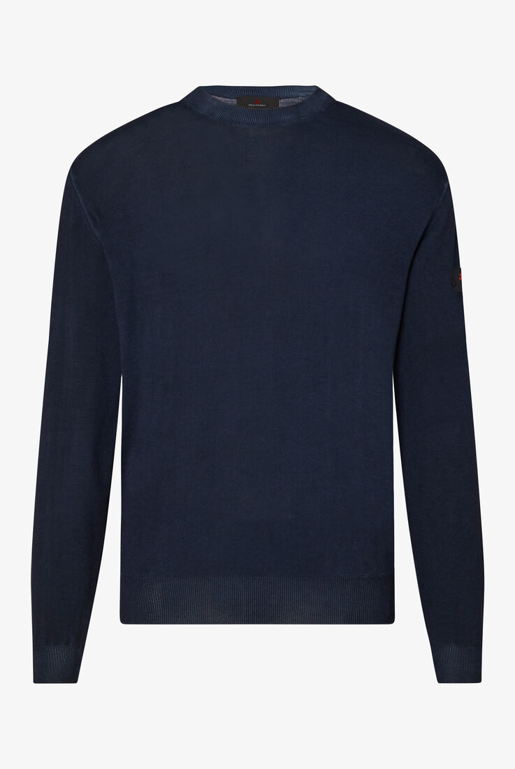 Jersey de tricot de algod&oacute;n te&ntilde;ido en prenda  Peuterey - still-fondo-neutro