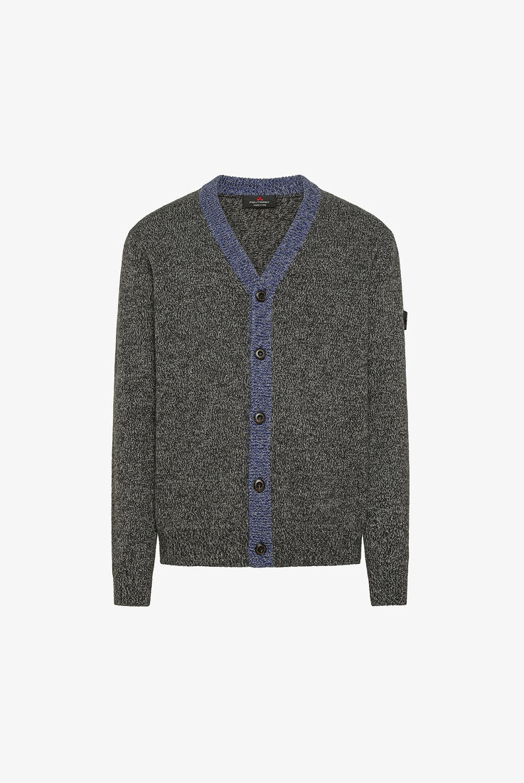 Cardigan avec des finitions contrast&eacute;es  Peuterey - still-fondo-neutro