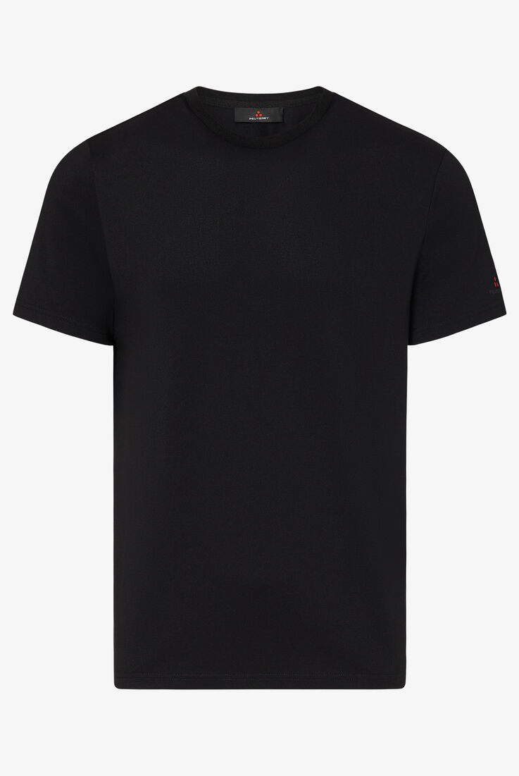 Camiseta de piqu&eacute; el&aacute;stico de algod&oacute;n y seda  Peuterey - still-fondo-neutro