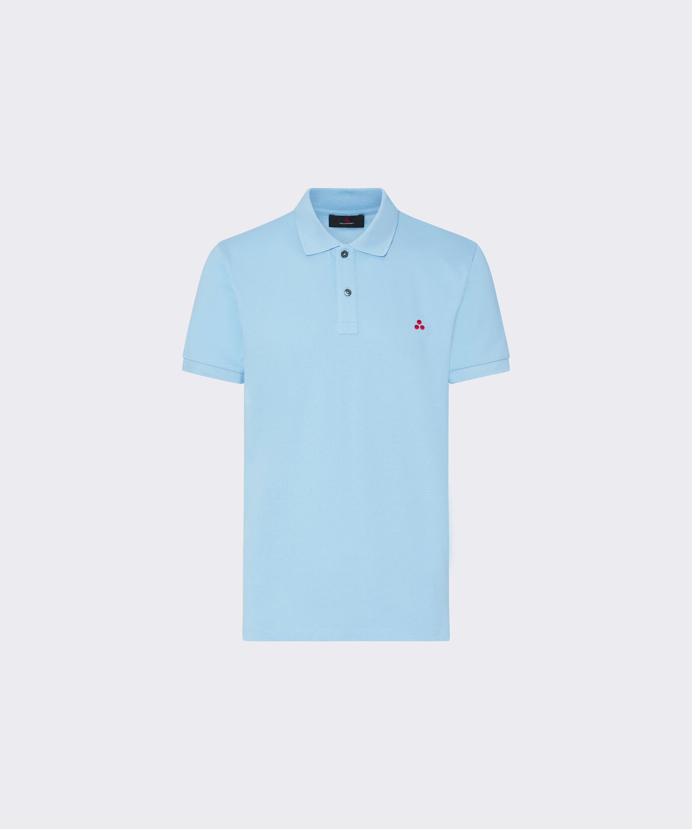 Polo de piqu&eacute; de algod&oacute;n con logo bordado  Peuterey - large image number 4