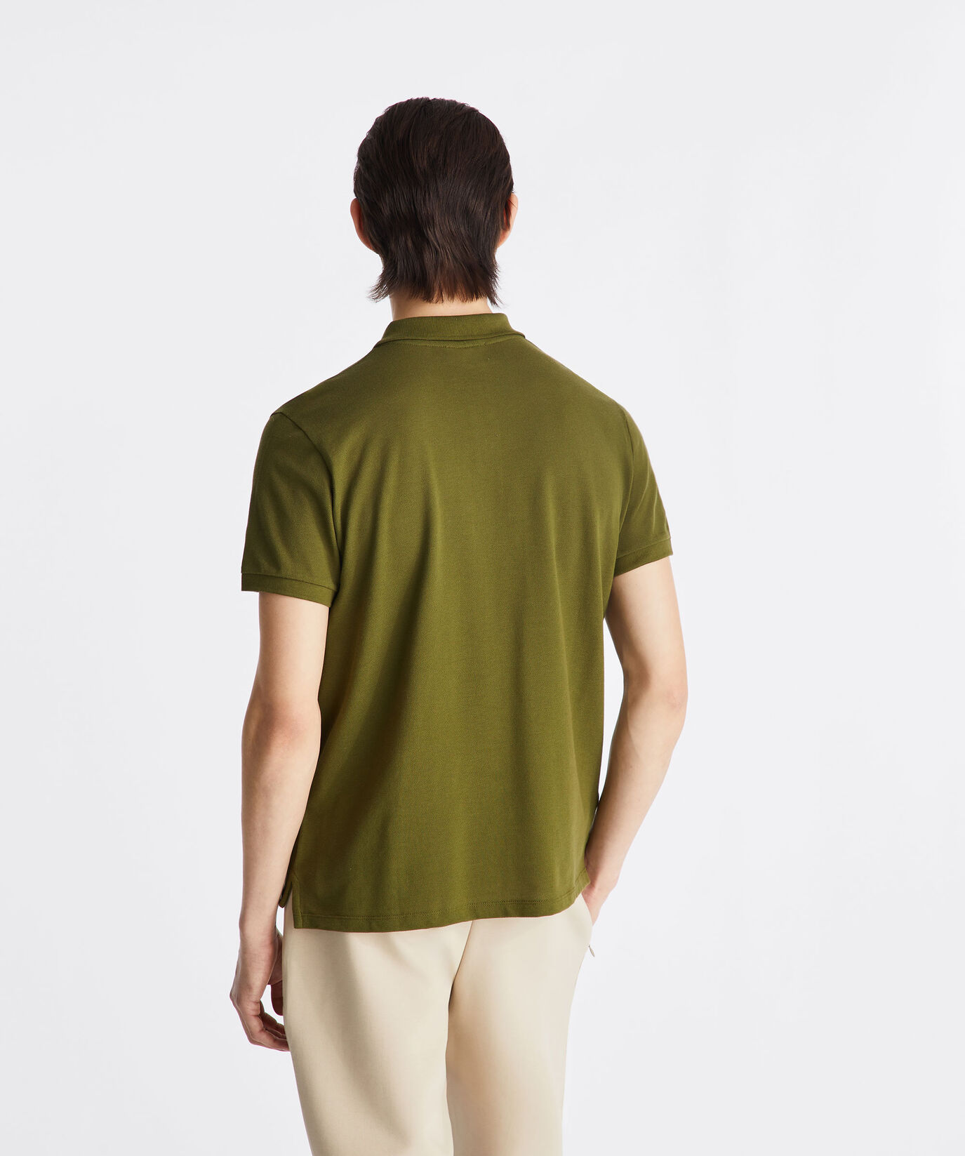 Cotton pique polo shirt with embroidered logo  Peuterey - large image number 3