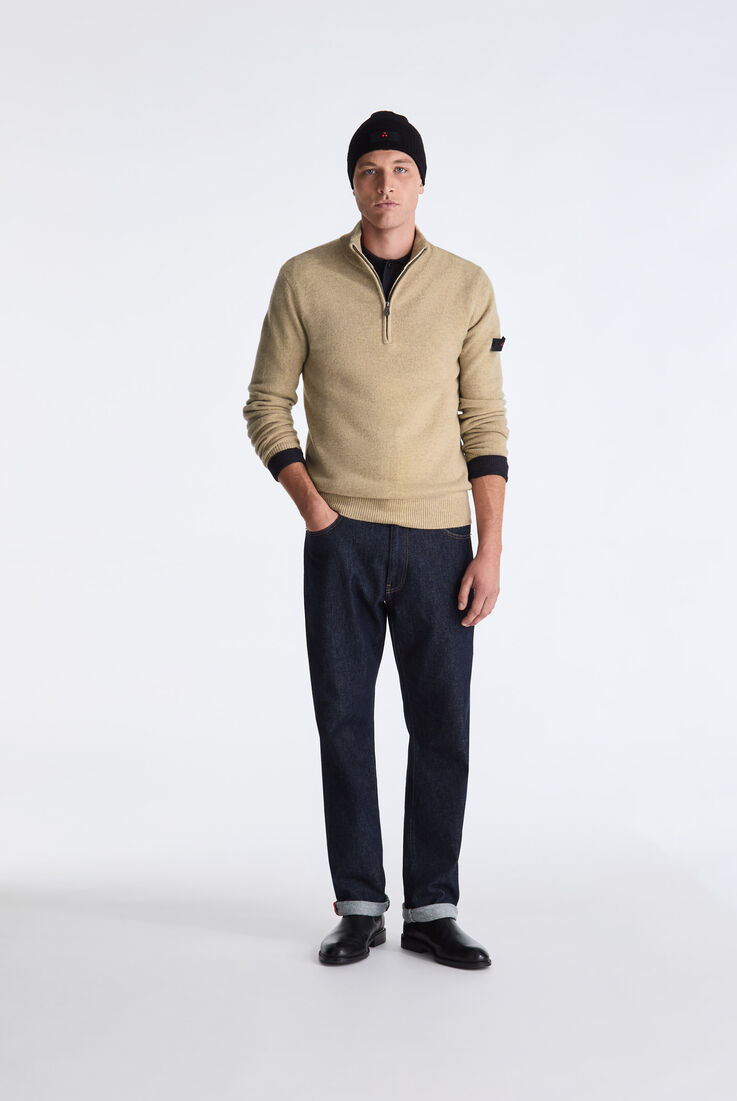 Yak Wool Sweater with Half Zip  Peuterey - medium