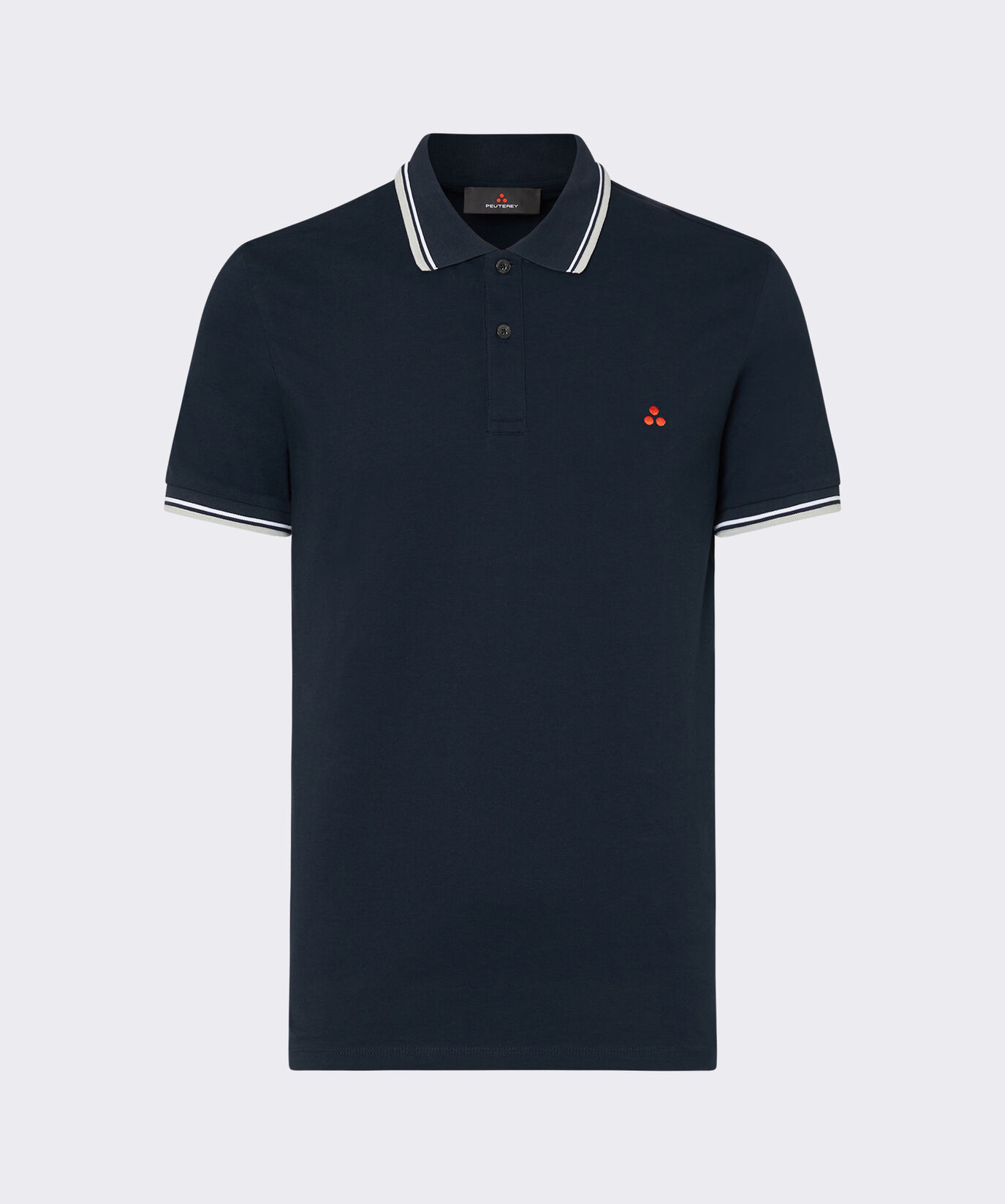 Polo en piqu&eacute; stretch de coton  Peuterey - large image number 4