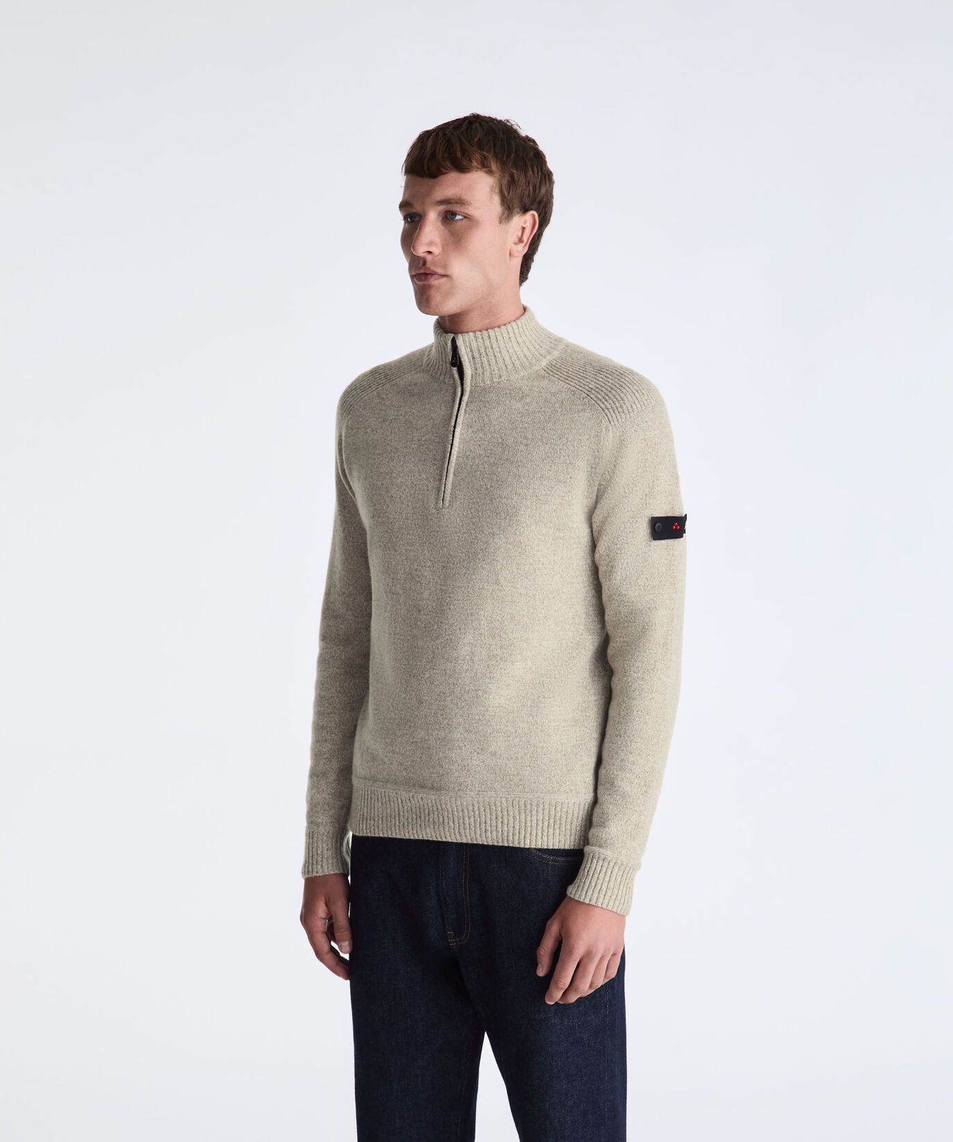 Moulin&eacute; Wool Sweater with Half Zip  Peuterey - large image number 1
