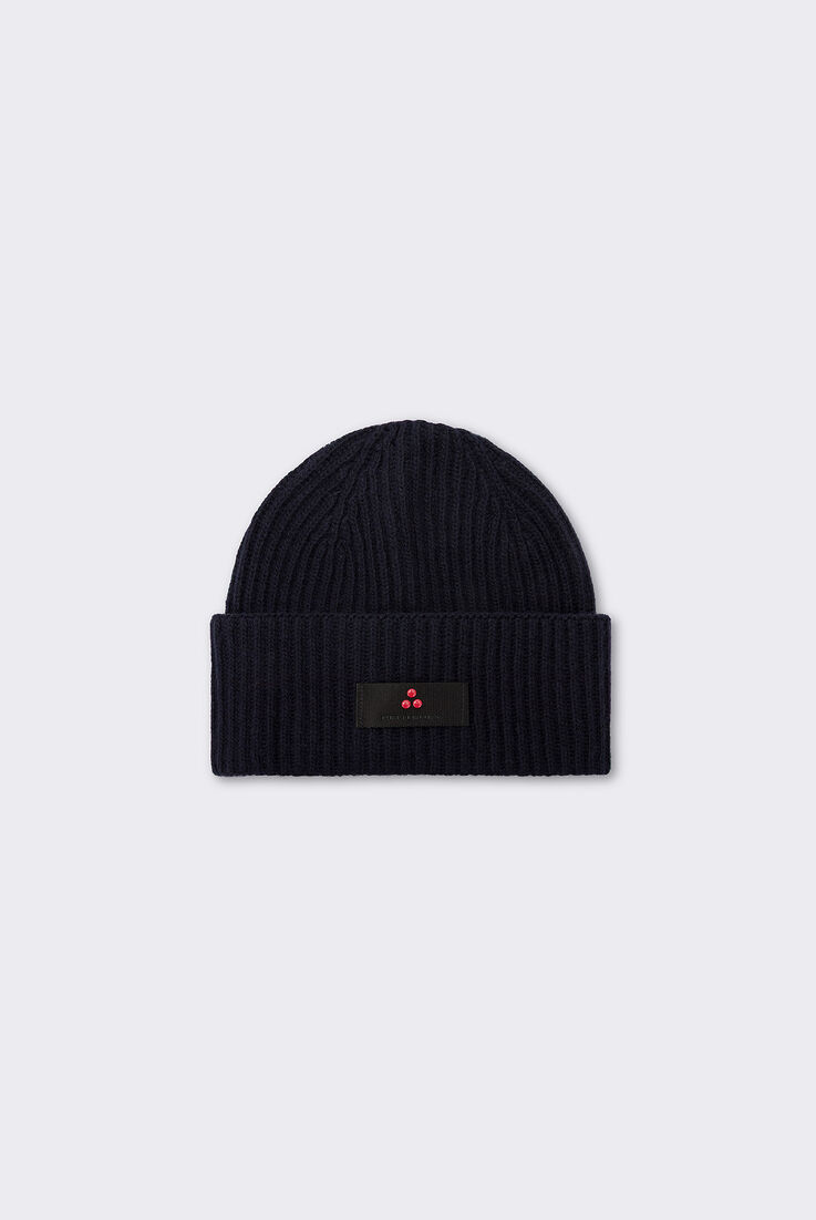 Ribbed Cashmere Blend Hat  Peuterey - medium