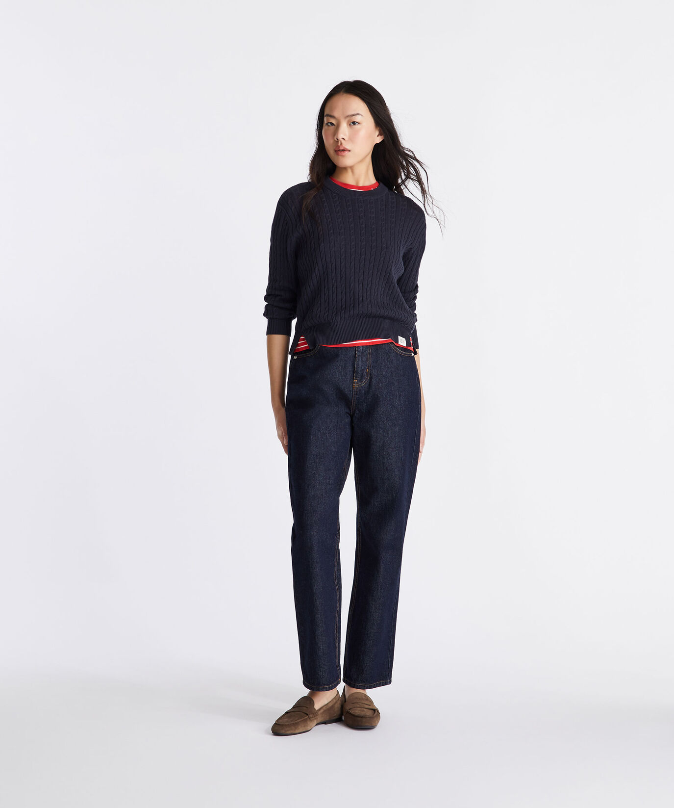 Cotton cable knit sweater  Peuterey - large image number 0