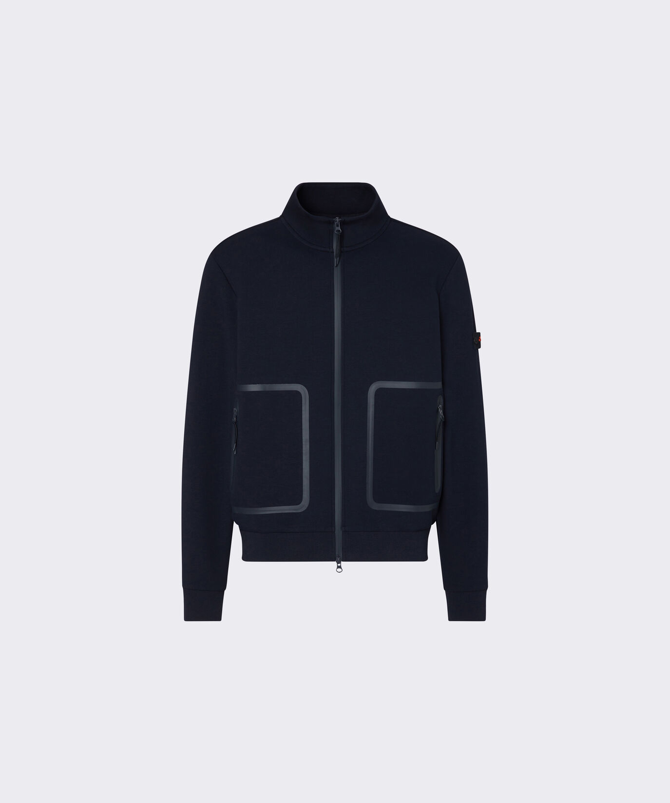 Felpa con tasche con nastrature gommate  Peuterey - large