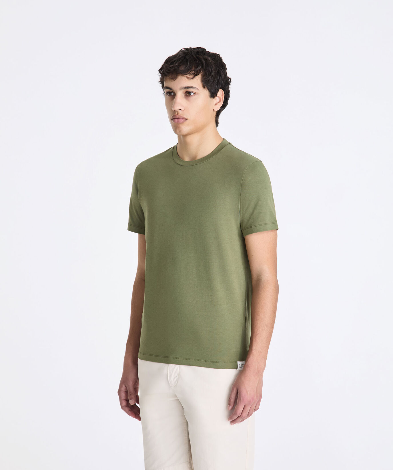 T-shirt en coton stretch et logo imprim&eacute;  Peuterey - large image number 1