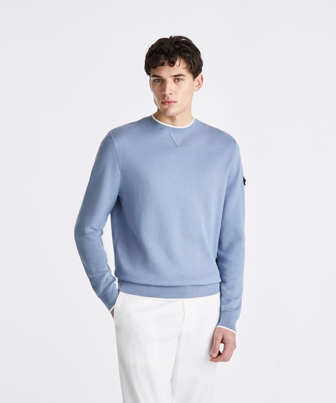 Cotton and nylon blend sweater with fleece effect  Peuterey - large image number 1