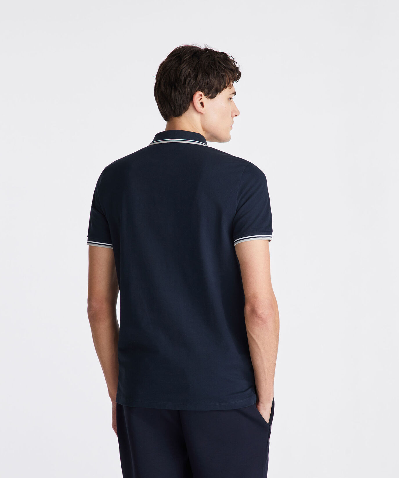 Polo en piqu&eacute; stretch de coton  Peuterey - large image number 3