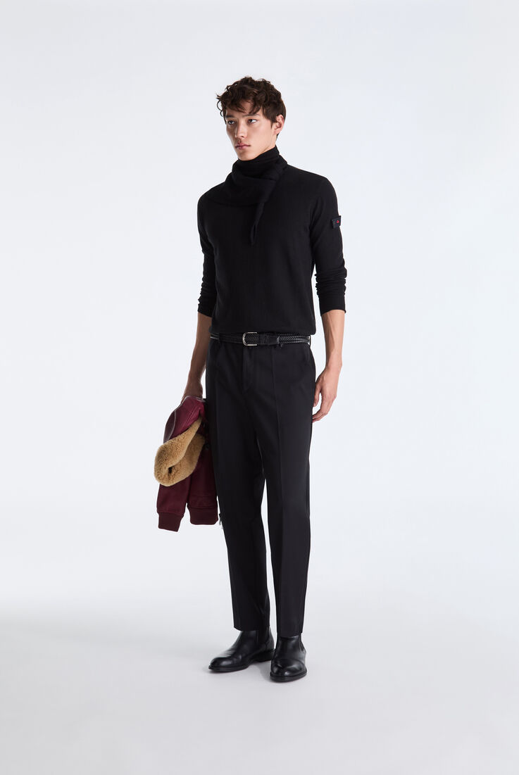 Wool and Cotton Blend Turtle-Neck Sweater  Peuterey - medium