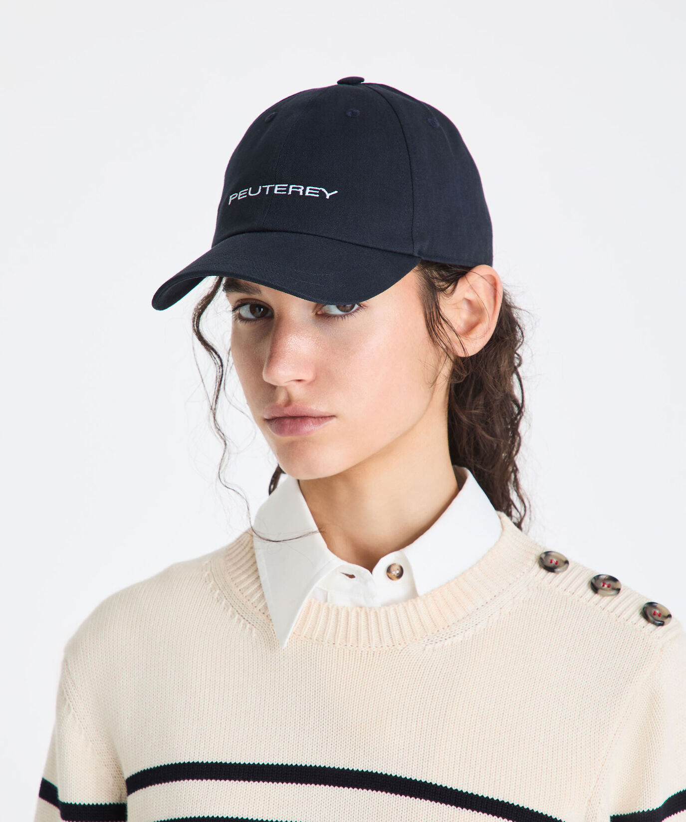 Baseball cap with embroidered lettering  Peuterey - large image number 0