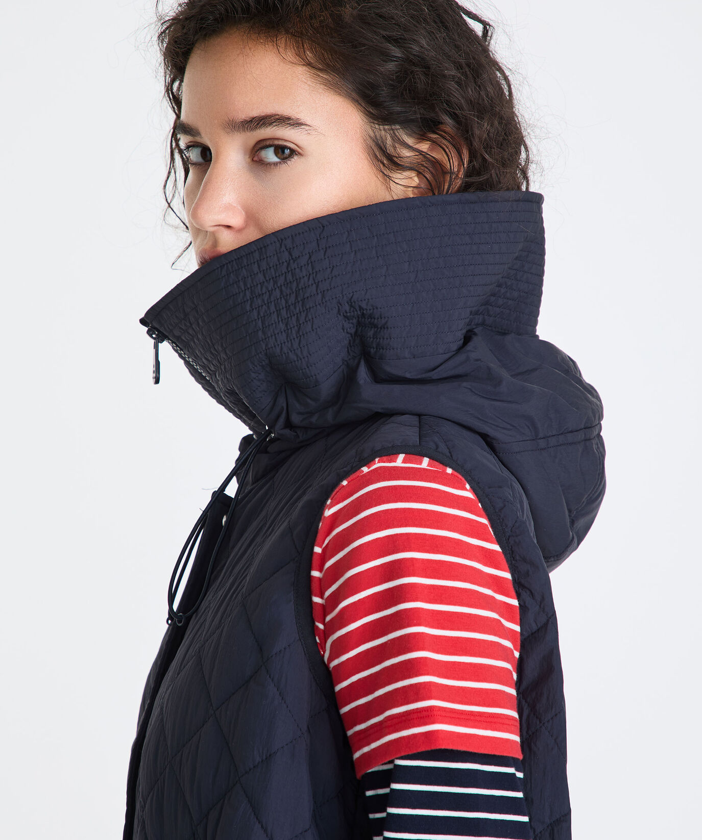 Padded vest with hood  Peuterey - large