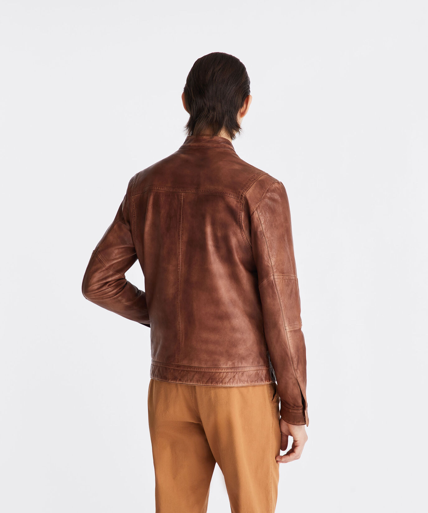 Soft leather biker jacket  Peuterey - large