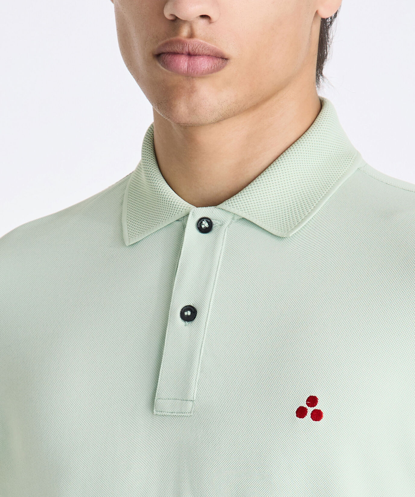 Stretch nylon pique polo shirt  Peuterey - large image number 2