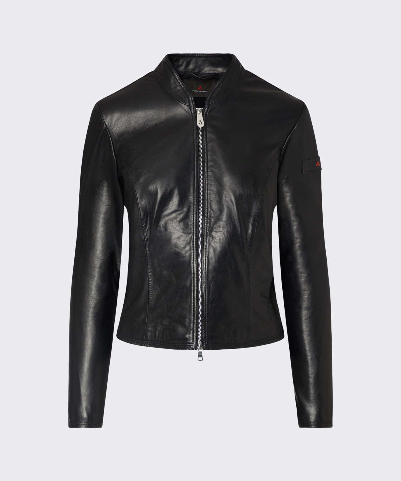 Biker court en cuir nappa teint  Peuterey - large